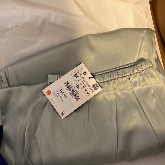 Mulberry Silk pants - light green - Picture 11 of 11